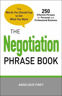 The Negotiation Phrase Book - Pinet, Angelique