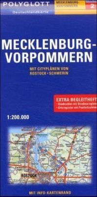 Mecklenburg-Vorpommern / Polyglott Deutschlandkarten 2