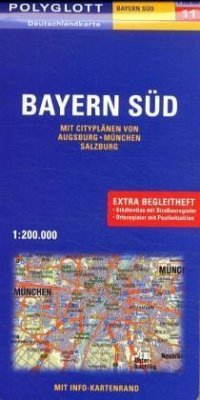 Bayern Süd / Polyglott Deutschlandkarten 11