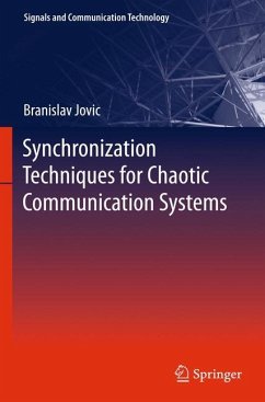 Synchronization Techniques for Chaotic Communication Systems - Jovic, Branislav