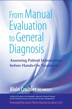 From Manual Evaluation to General Diagnosis: Assessing Patient Information Before Hands-On Treatment - Croibier, Alain