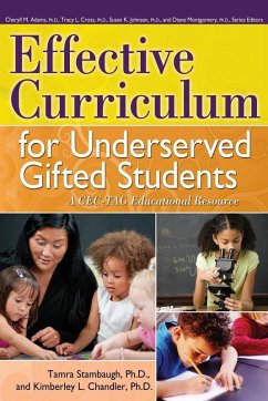 Cover Effective Curriculum for Underserved Gifted Students