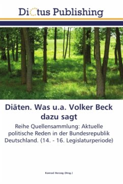 Diäten. Was u.a. Volker Beck dazu sagt