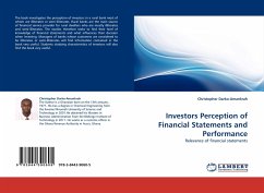 Investors Perception of Financial Statements and Performance
