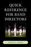 Quick Reference for Band Directors