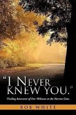 &quote;I Never Knew You.&quote;