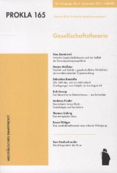 Cover Gesellschaftstheorie / Prokla H.165