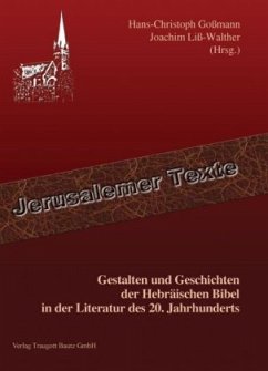 Cover Gestalten und Geschichten der Hebräischen Bibel in der Literatur des 20. Jahrhunderts