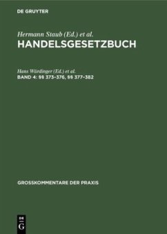 §§ 373¿376, §§ 377¿382 - Handelsgesetzbuch