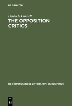 The opposition critics - O'Connell, Daniel