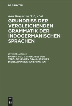 Vergleichende Syntax der indogermanische Sprachen, Teil 3 - Delbrück, Berthold