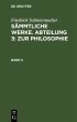 Friedrich Schleiermacher: Sämmtliche... - Bild 1