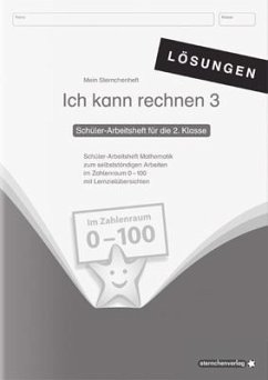 Ich kann rechnen 3. Lösungen - sternchenverlag GmbH;Langhans, Katrin