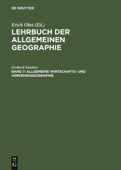 Allgemeine Wirtschafts- und Verkehrsgeographie - Sandner, Gerhard