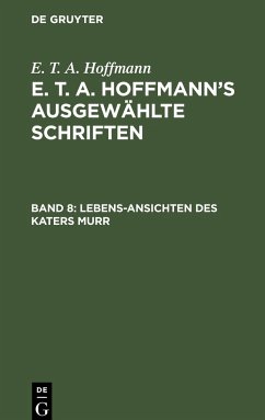 Lebens-Ansichten des Katers Murr - Hoffmann, E. T. A.;Hoffmann, E. T. A.