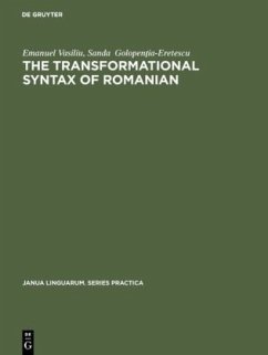 The transformational syntax of Romanian - Vasiliu, Emanuel;Golopentia-Eretescu, Sanda