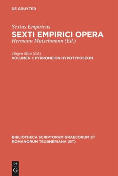 Pyrroneion hypotyposeon - Sextus Empiricus