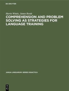 Comprehension and problem solving as strategies for language training - Winitz, Harris;Reeds, James