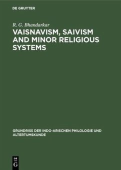 Vaisnavism, Saivism and minor religious systems - Bhandarkar, R. G.