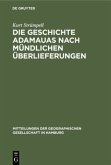 Die Geschichte Adamauas nach mündlichen Überlieferungen