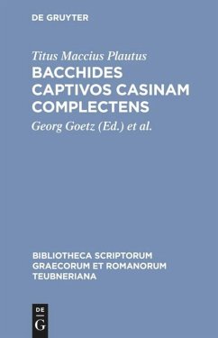 Bacchides captivos casinam complectens - Plautus, Titus Maccius