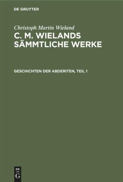 Geschichten der Abderiten, Teil 1 - Wieland, Christoph Martin