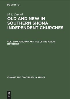 Background and rise of the major movement - Daneel, M. L.