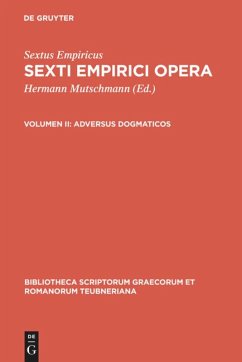 Adversus dogmaticos - Sextus Empiricus