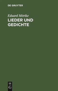 Lieder und Gedichte - Mörike, Eduard