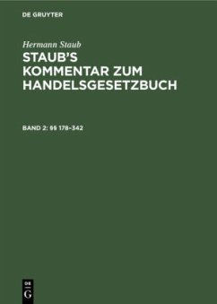 §§ 178¿342 - Staub, Hermann