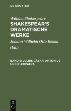 Julius Cäsar. Antonius und Kleopatra - Shakespeare, William