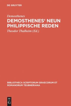 Demosthenes' Neun philippische Reden - Demosthenes