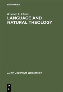 Language and natural theology - Clarke, Bowman L.