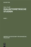 Hans Goebl: Dialektometrische Studien. Band 1