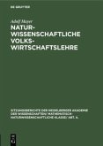 Naturwissenschaftliche Volkswirtschaftslehre