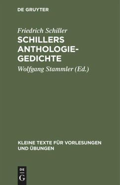 Schillers Anthologie-Gedichte - Schiller, Friedrich