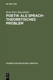 Poetik als sprachtheoretisches Problem