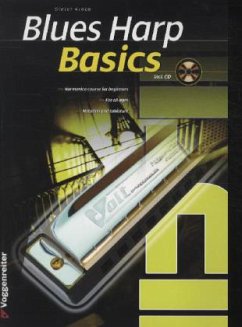 BLUES HARP BASICS (English Edition), m. 1 Audio-CD - Kropp, Dieter