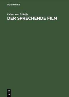 Cover Der sprechende Film