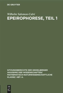 Epeirophorese, Teil 1 - Salomon-Calvi, Wilhelm