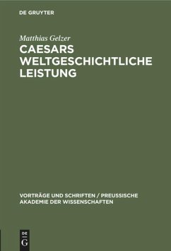 Cover Caesars weltgeschichtliche Leistung