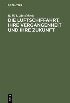 Cover Die Luftschiffahrt, ihre Vergangenheit und ihre Zukunft