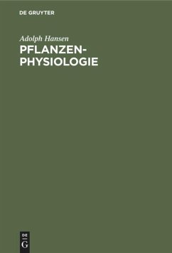 Pflanzen-Physiologie - Hansen, Adolph