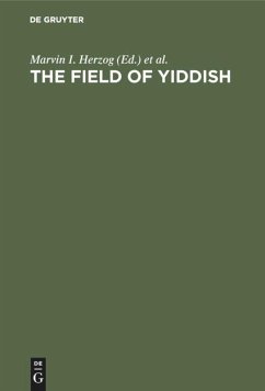 Cover The field of yiddish