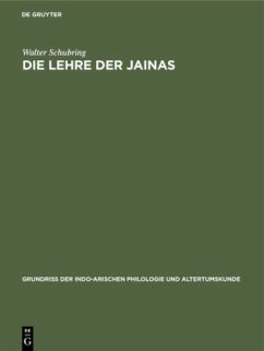 Die Lehre der Jainas - Schubring, Walter