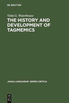 The history and development of tagmemics - Waterhouse, Viola G.