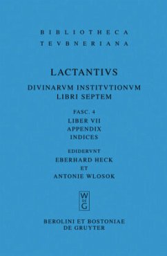 Liber VII - Lucius Caelius Firmianus Lactantius