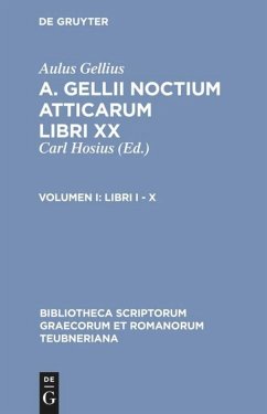 Libri I ¿ X - Gellius, Aulus