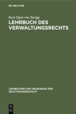 Lehrbuch des Verwaltungsrechts