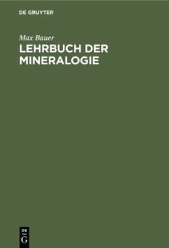 Lehrbuch der Mineralogie Max Bauer Author